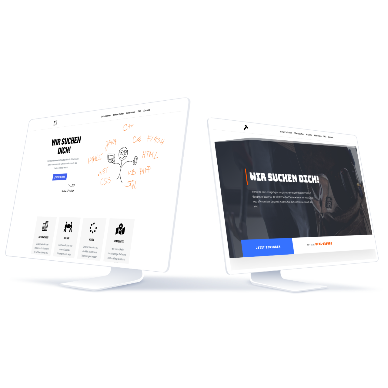 Mockup_Karriereseiten Device Mockups Karriereseiten